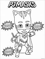 Catboy Mask Coloring Pages Pj Masks Co  Vrogueco sketch template