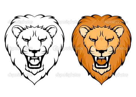 20 Awesome easy to draw cartoon lion head images | Lion cartoon drawing ...