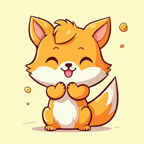 cute fox cartoon characters vector illustration eps 10 23822537 Vector Art at Vecteezy