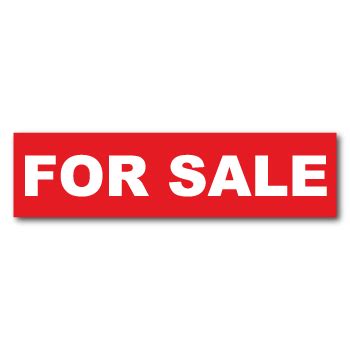 " FOR SALE" Real Estate Stickers