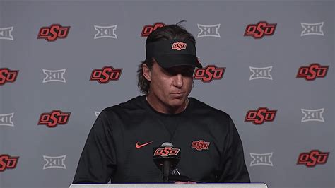 Notes on Mike Gundy's Kansas Press Conference | Pistols Firing