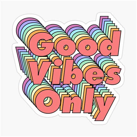 Good Vibes Only by ind3finite | Redbubble | Sticker art, Good vibes wallpaper, Good vibes only