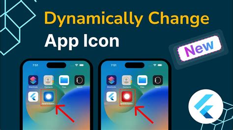 Dynamically change app launcher icon in flutter apps | Select alternate ...