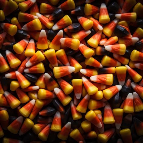 Premium AI Image | Halloween Candy corn