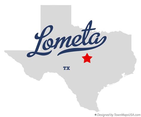 Map of Lometa, TX, Texas