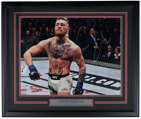 Conor McGregor Signed 22x27 Custom Framed Photo Display (Fanatics ...