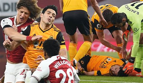 Wolves star Raul Jimenez breaks silence after suffering fractured skull ...