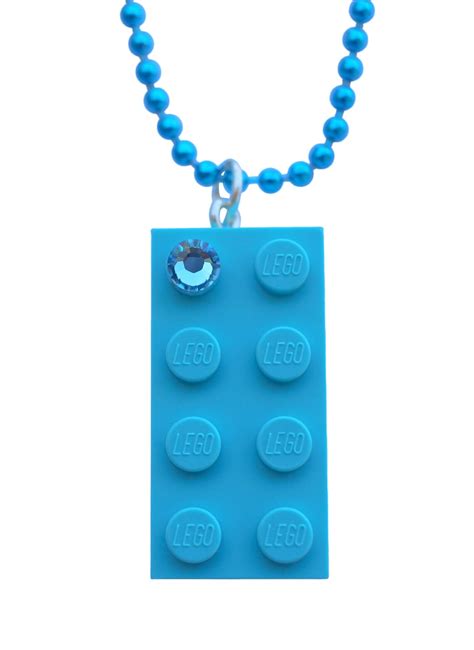 Turquoise Blue LEGO® Brick 2x4 With a Blue SWAROVSKI® Crystal - Etsy Israel