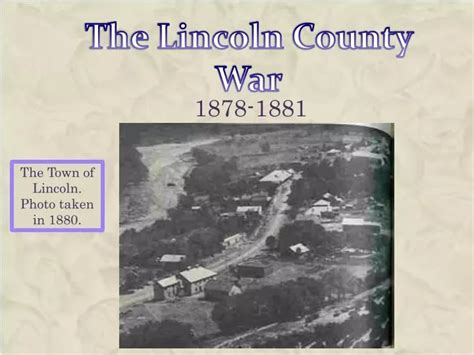 PPT - The Lincoln County War PowerPoint Presentation, free download ...