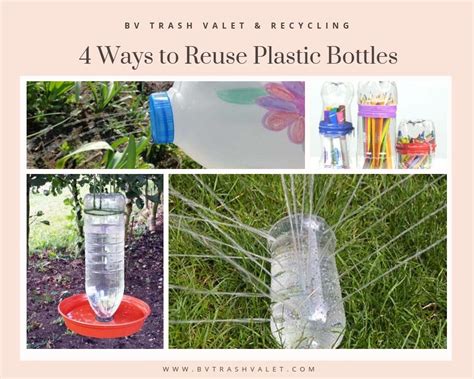 4 Ways to Reuse Plastic Bottles - BV Trash Valet & Recycling