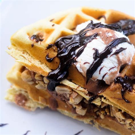 Waffle Ice Cream Sandwiches – Recipe Diaries