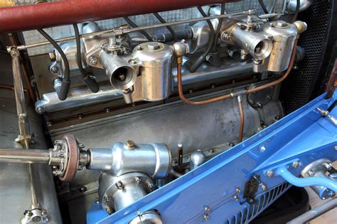 Bugatti Type 35 R Grand Prix, unsupercharged engine detail… | Flickr