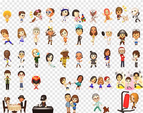Tomodachi Life Nintendo 3DS 게임 Mii, Mii QR 코드, 경기, 어린이 png | PNGEgg