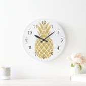 Pineapple Wall Clock | Zazzle