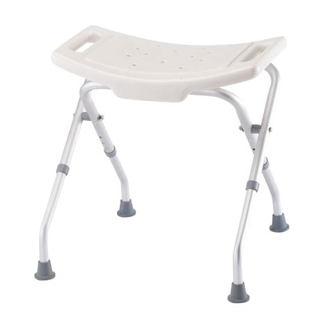 Extra-Large Folding Bath Bench without Back, Portable Shower Seat, White - Walmart.com - Walmart.com