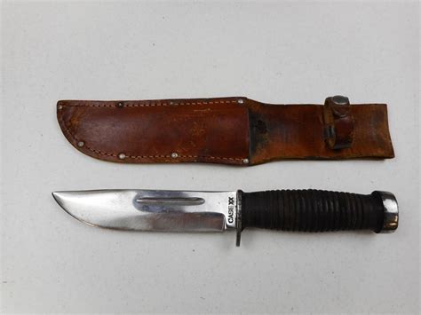 WWII ERA CASE XX QUARTERMASTER KNIFE WITH SHEATH