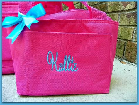 Personalized Lunch Bag Monogram Lunch Tote Back to School | Etsy