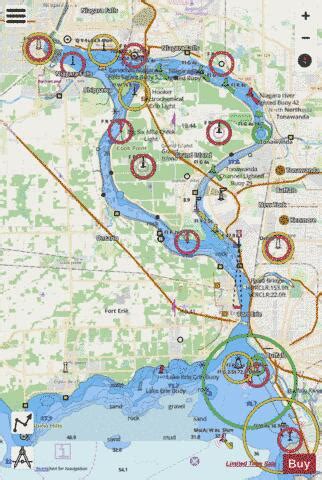 UPPER NIAGARA RIVER (Marine Chart : US14832_P1156) | Nautical Charts App