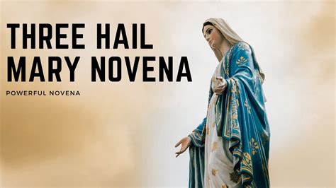 Three Hail Mary Novena | Powerful Novena !! - YouTube | Novena, Novena prayers, Mother mary quotes