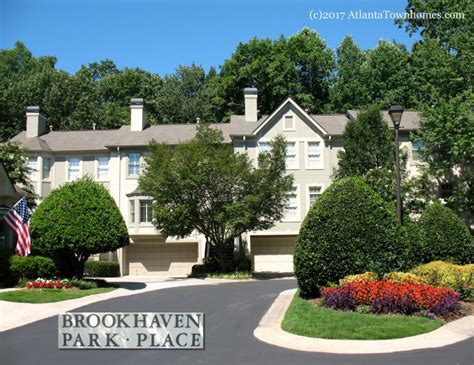 Brookhaven Park Place Townhomes in Brookhaven, Georgia.