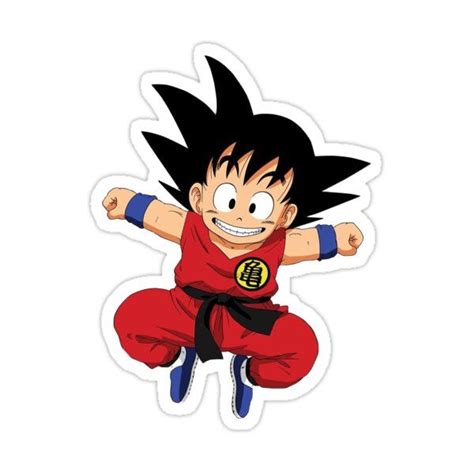 Goku Anime Sticker (dragon Ball Z) Sticker by AnthonySlewh in 2021 | Dragon ball art goku, Kid ...