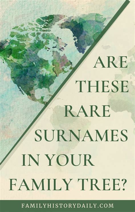 These Are Some of the Rarest Last Names in the US: Do You Have One in ...