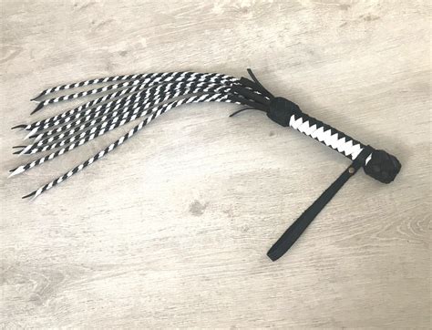 Cat of Nine Tails BDSM Fetish Spanking Braided Bondage Leather | Etsy