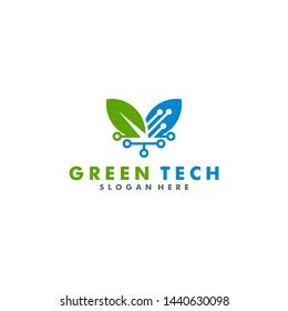 Green Tech Logo Template Icon Design Stock Vector (Royalty Free) 1440630098 | Shutterstock