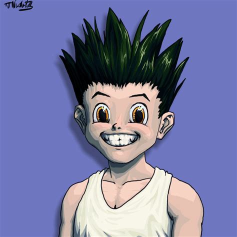 Is my style cursed or cute? (Gon Fanart) : r/HunterXHunter