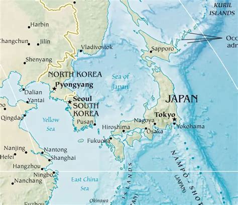 Japan And Korea • Mapsof.net