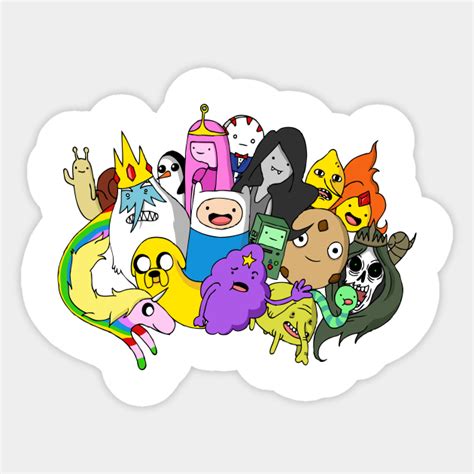 Adventure Time - Finn And Jake - Sticker | TeePublic