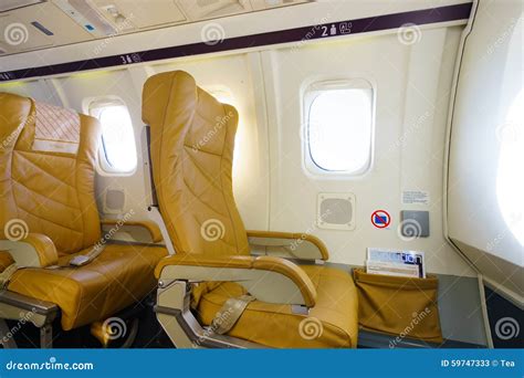 Darwin Airline Saab 2000 Interior Editorial Stock Photo - Image of ...