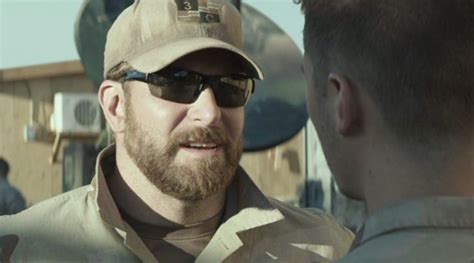 The Seal Team 3 sniper cap worn by Chris Kyle (Bradley Cooper) in the movie American Sniper ...