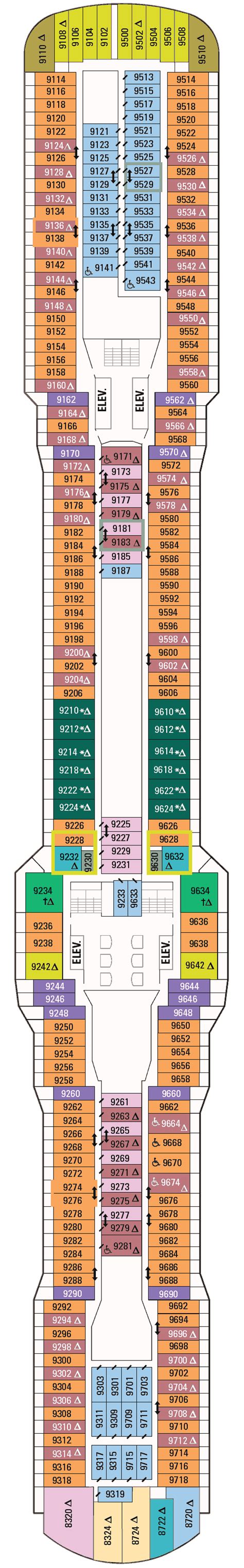 Ovation of the Seas Deck Plans