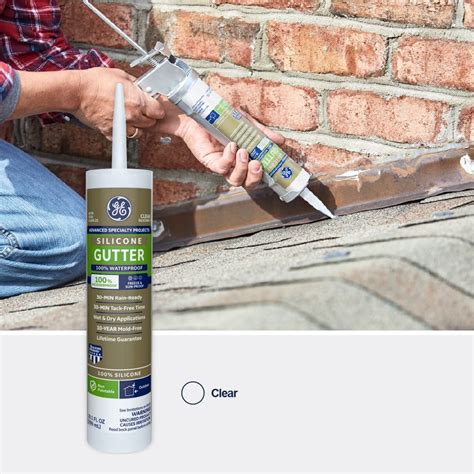 Gutter & Exterior Silicone 2® Sealant for Gutter Caulking Projects