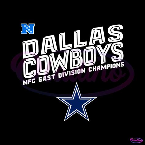 NFC East Division Champions Cowboys SVG