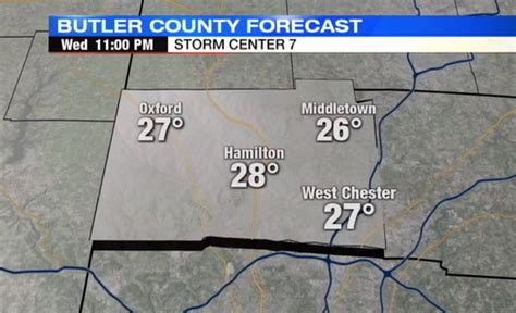 Butler County Weather Forecast | Flurries through the day; cold tomorrow with wind chills in ...