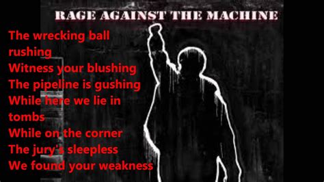 Rage Against the Machine - Testify (lyrics) - YouTube