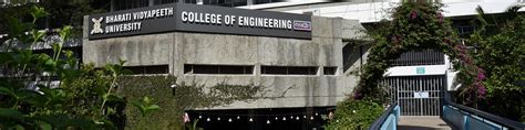 Bharati Vidyapeeth University College of Engineering, Pune Admission 2024: Courses, Cut Off ...