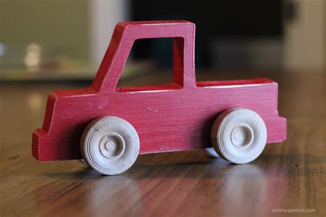 DIY Wooden Car (Plans by Ana White) - Handmade with Ashley