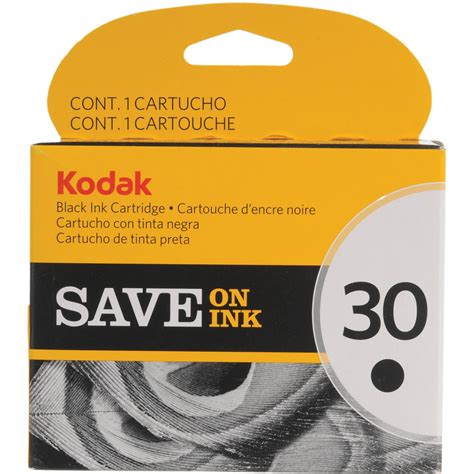 Kodak 30 Black Ink Cartridge 8345217 B&H Photo Video