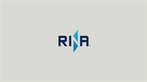 the ria logo is shown in blue and grey on a gray background with an arrow