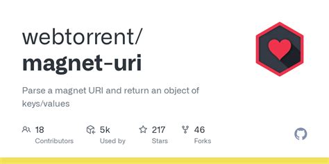 GitHub - webtorrent/magnet-uri: Parse a magnet URI and return an object of keys/values