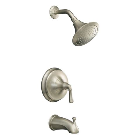 KOHLER Forte 1-Handle Tub and Shower Faucet Trim Only in Vibrant ...