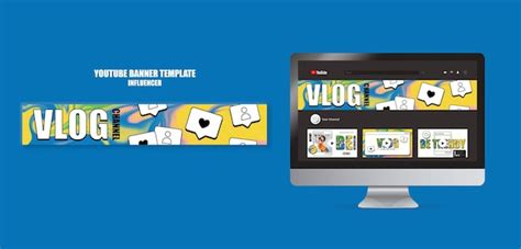 Youtube Banner Vlog - Free Vectors & PSDs to Download