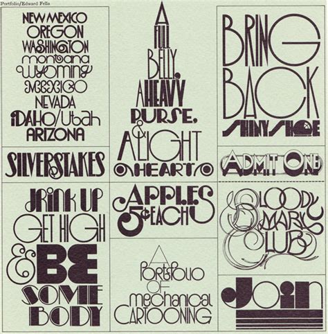 vintage type | Art deco typography, Art deco font, Contemporary typography