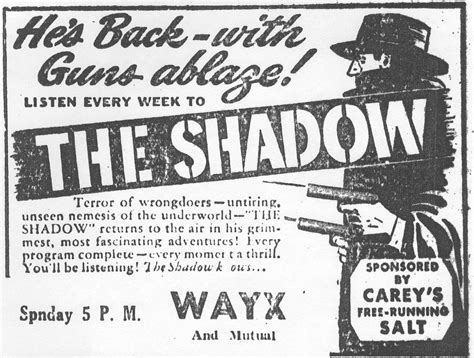 Martin Grams: The "Lost" Episodes of THE SHADOW Radio Program