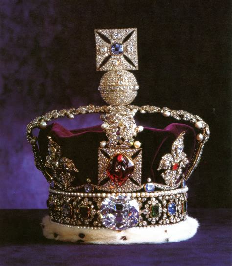 CROWN~The Imperial State Crown, made for the coronation of George VI in 1937, contains 2,868 ...