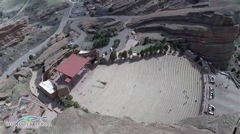 Red Rocks Amphitheatre Aerial Footage - YouTube