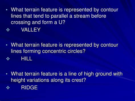 PPT - Identify Terrain Features on a Map PowerPoint Presentation, free ...